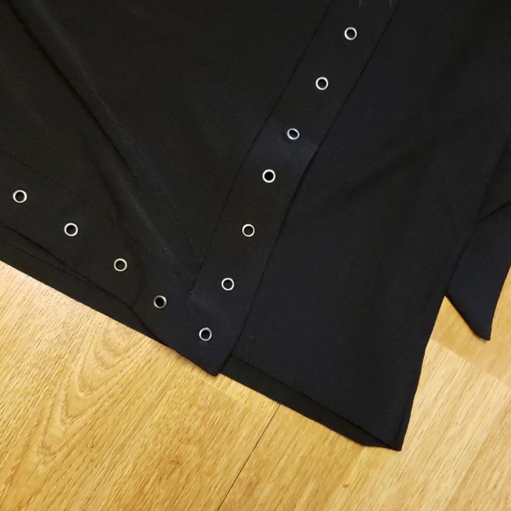 NWT Lysse 3X Jory faux wrap black skirt - Picture 3 of 4